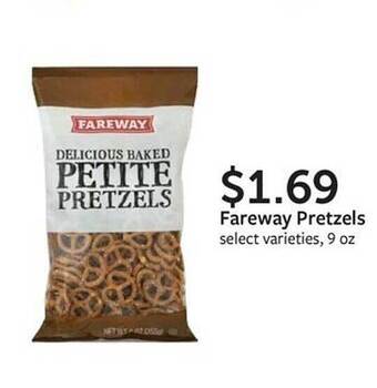 Fareway Fareway pretzels offer