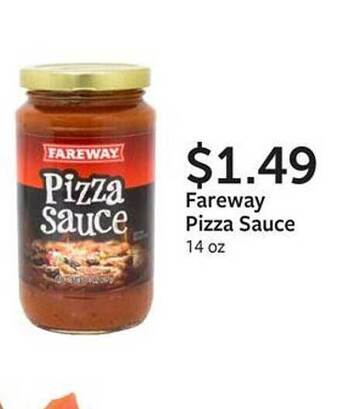 Fareway Fareway pizza sauce offer