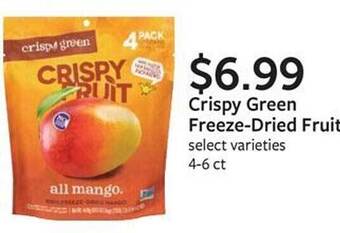 Fareway Crispy green freeze-dried fruit offer