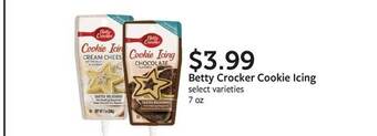 Fareway Betty crocker cookie icing offer