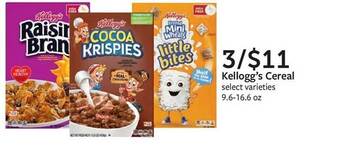 Fareway Kellogg's cereal offer