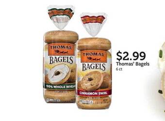Fareway Thomas' bagels offer