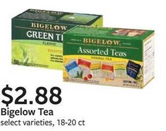 Fareway Bigelow tea offer