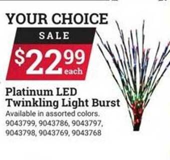 Ace Hardware Platinum led twinkling light burst offer