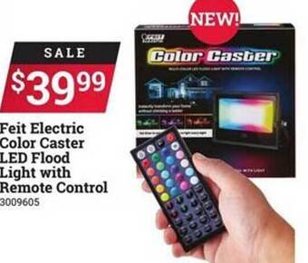 Ace Hardware Feit electric color caster led flood light with remote control offer