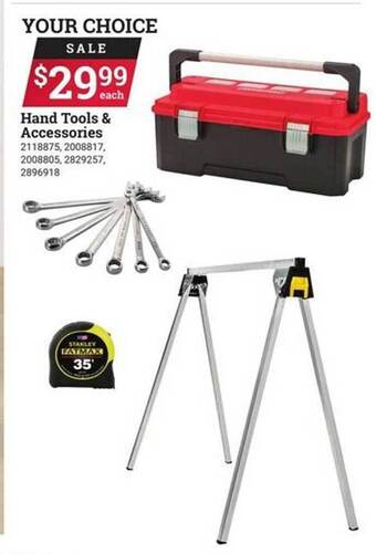 Ace Hardware Hand tools & accessories offer