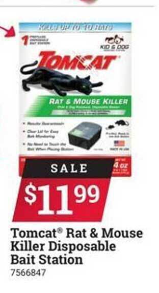 Ace Hardware Tomcat rat & mouse killer disposable bait station offer