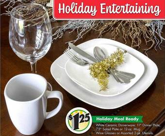 Dollar Tree Holiday meal ready offer