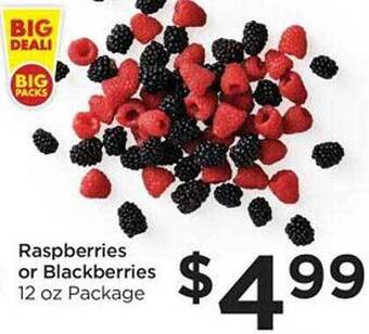 Food 4 Less Raspberries or blackberries offer