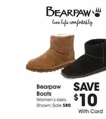 Fred Meyer Bearpaw boots women's offer