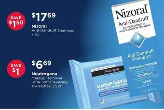 Good Neighbor Pharmacy Nizoral anti-dandruff shampoo neutrogena makeup remover ultra-soft cleansing towelettes offer