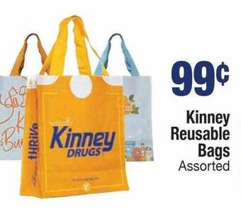 Kinney Drugs Kinney reusable bags offer