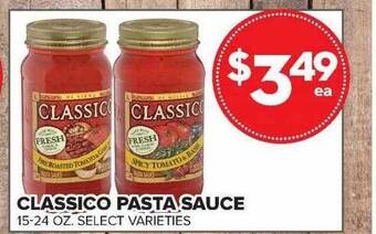 Price Cutter Classico pasta sauce offer