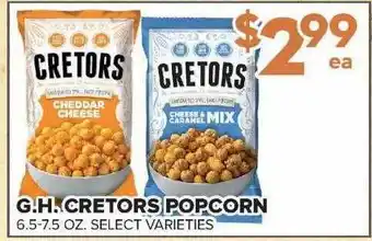 Price Cutter G.h. cretors popcorn offer