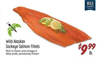 Sprouts Farmers Market Wild alaskan sockeye salmon fillets offer