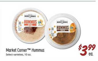 Sprouts Farmers Market Market corner hummus offer