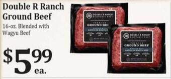Rosauers Double r ranch ground beef offer