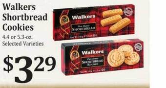 Rosauers Walkers shortbread cookies offer