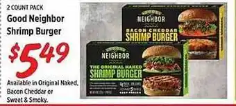 Rouses Good neighbor shrimp burger offer