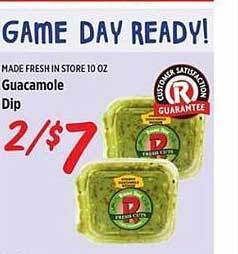 Rouses Guacamole dip offer