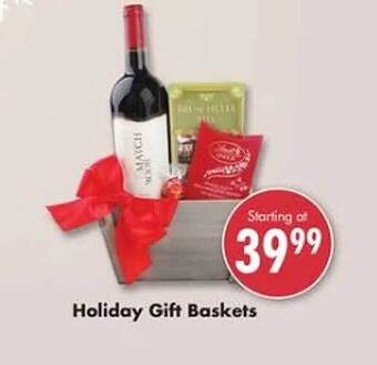 Safeway Holiday gift baskets offer