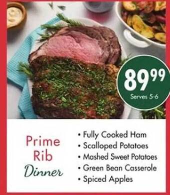 Safeway Prime rib dinner offer