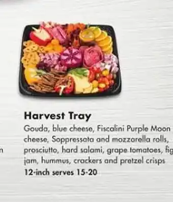 Safeway Harvest tray offer