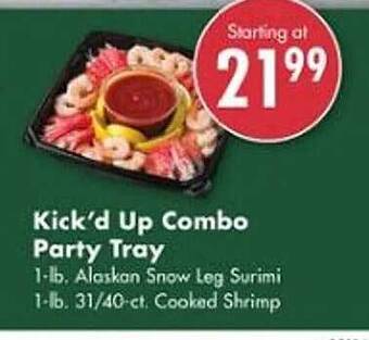 Safeway Kick'd up combo party tray offer