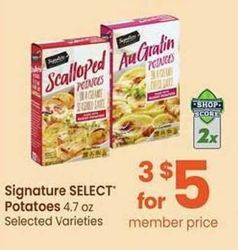 Safeway Signature select potatoes offer