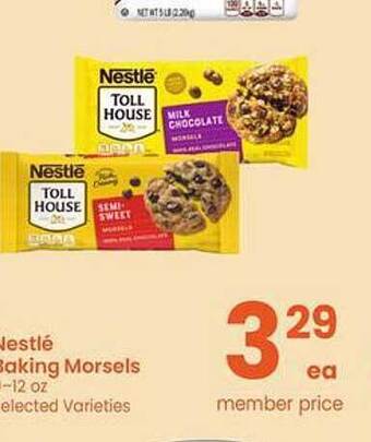 Safeway Nestlé baking morsels offer