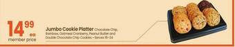 Safeway Jumbo cookie platter offer