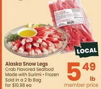 Safeway Alaska snow legs offer