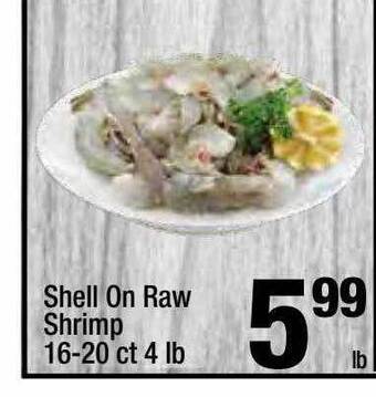 Super King Markets Shell on raw shrimp offer
