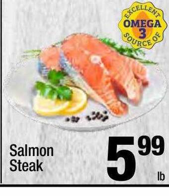 Super King Markets Salmon steak offer