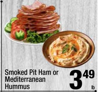 Super King Markets Smoked pit ham or mediterranean hummus offer