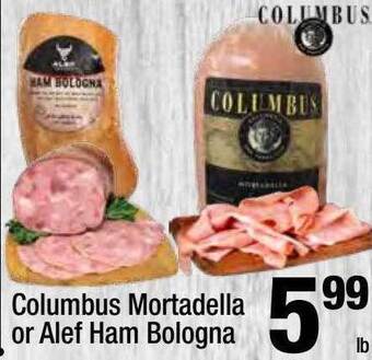 Super King Markets Columbus mortadella or alef ham bologna offer
