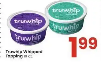 Albertsons Truwhip whipped topping offer