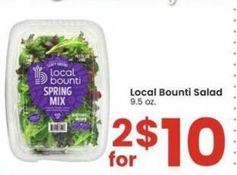 Albertsons Local bounti salad offer