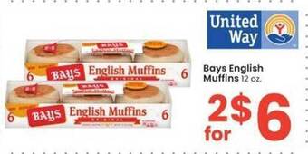 Albertsons Bays english muffins offer