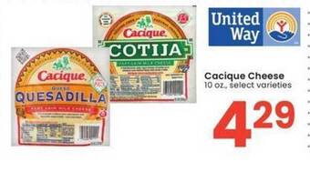 Albertsons Cacique cheese offer