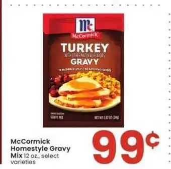 Albertsons Mccormick homestyle gravy mix offer