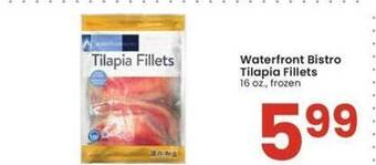 Albertsons Waterfront bistro tilapia fillets offer