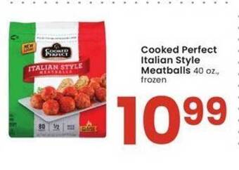 Albertsons Cooked perfect italian style meatballs offer