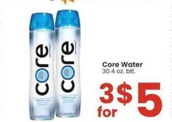 Albertsons Core water offer