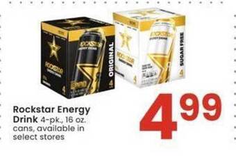 Albertsons Rockstar energy drink offer