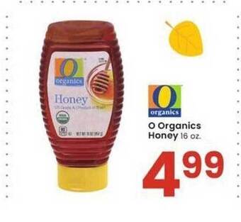 Albertsons O organics honey offer
