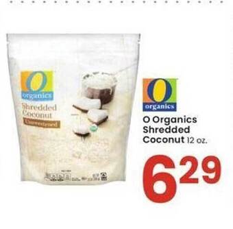 Albertsons O organics shredded coconut offer