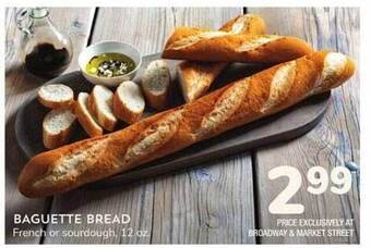 Albertsons Baguette bread offer