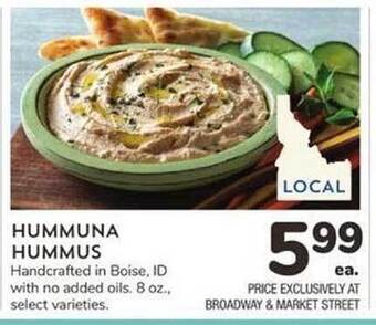 Albertsons Hummuna hummus offer