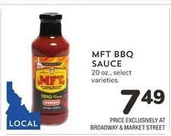 Albertsons Mft bbq sauce offer
